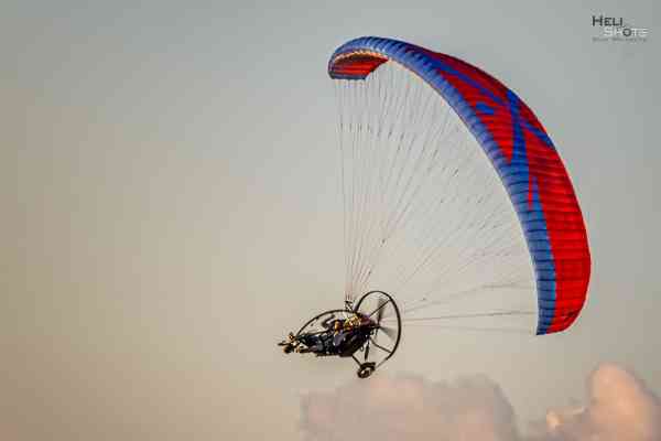 Rundflug mit dem Motorschirm Xcitor über Schleswig-Holstein